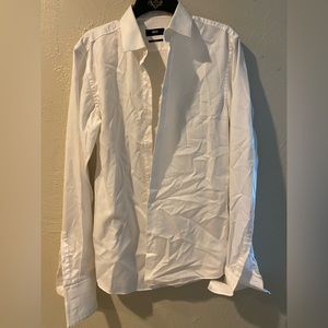 Hugo Boss Slim Fit Tuxedo Shirt French Cuff 15x34/35
